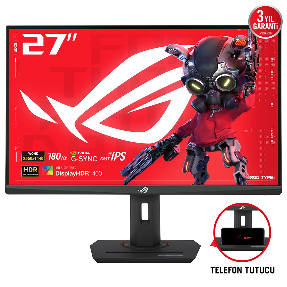 [90LM09Q0-B01170] ASUS ROG Strix XG27ACS computer monitor 68.6 cm (27") 2560 x 1440 pixels Quad HD LED Black
