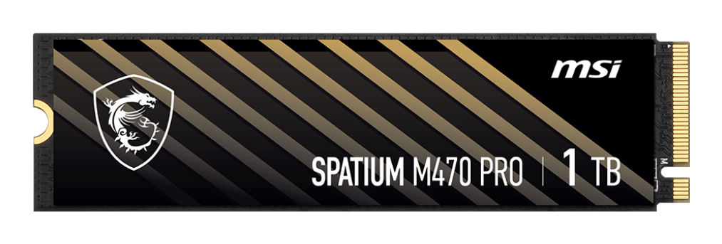 [S78-440L0J0-P83] MSI Spatium M470 PRO PCIe 4.0 NVMe M.2 1TB PCI Express 4.0 3D NAND