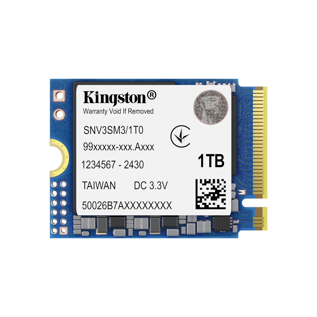 [SNV3SM3/1T0] Kingston Technology 1000G NV3 M.2 2230 NVMe SSD