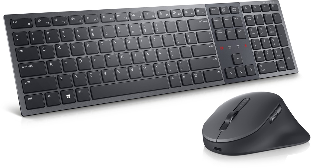 [KM900-GR-INT] DELL Pro Premium Collaboration Keyboard and Mouse - KM900 - US International (QWERTY)