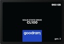 Goodram CL100 gen.3 960 GB 2.5" Serial ATA III 3D NAND