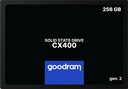 Goodram CX400 gen.2 256 GB 2.5" Serial ATA III 3D TLC NAND