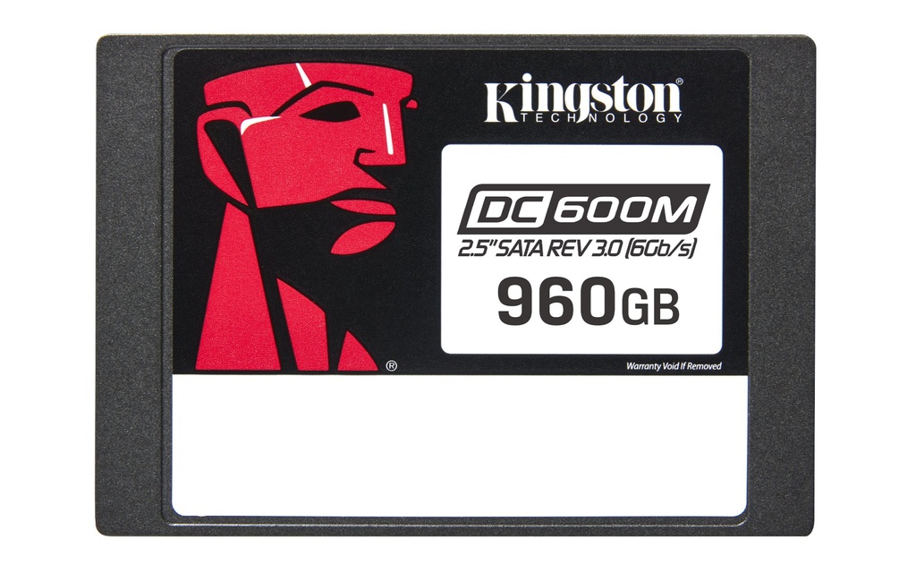 [SEDC600M/960G] Kingston Technology 960G DC600M (Mixed-Use) 2.5” Enterprise SATA SSD