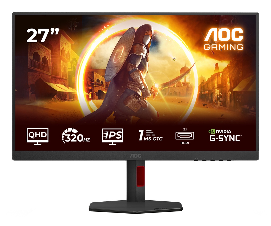 [Q27G4SRU] AOC G4 Q27G4SRU computer monitor 68.6 cm (27") 2560 x 1440 pixels Quad HD LED Black, Red