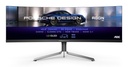 AOC Porsche PD49 computer monitor 124.5 cm (49") 5120 x 1440 pixels DQHD QD-OLED Black, Silver