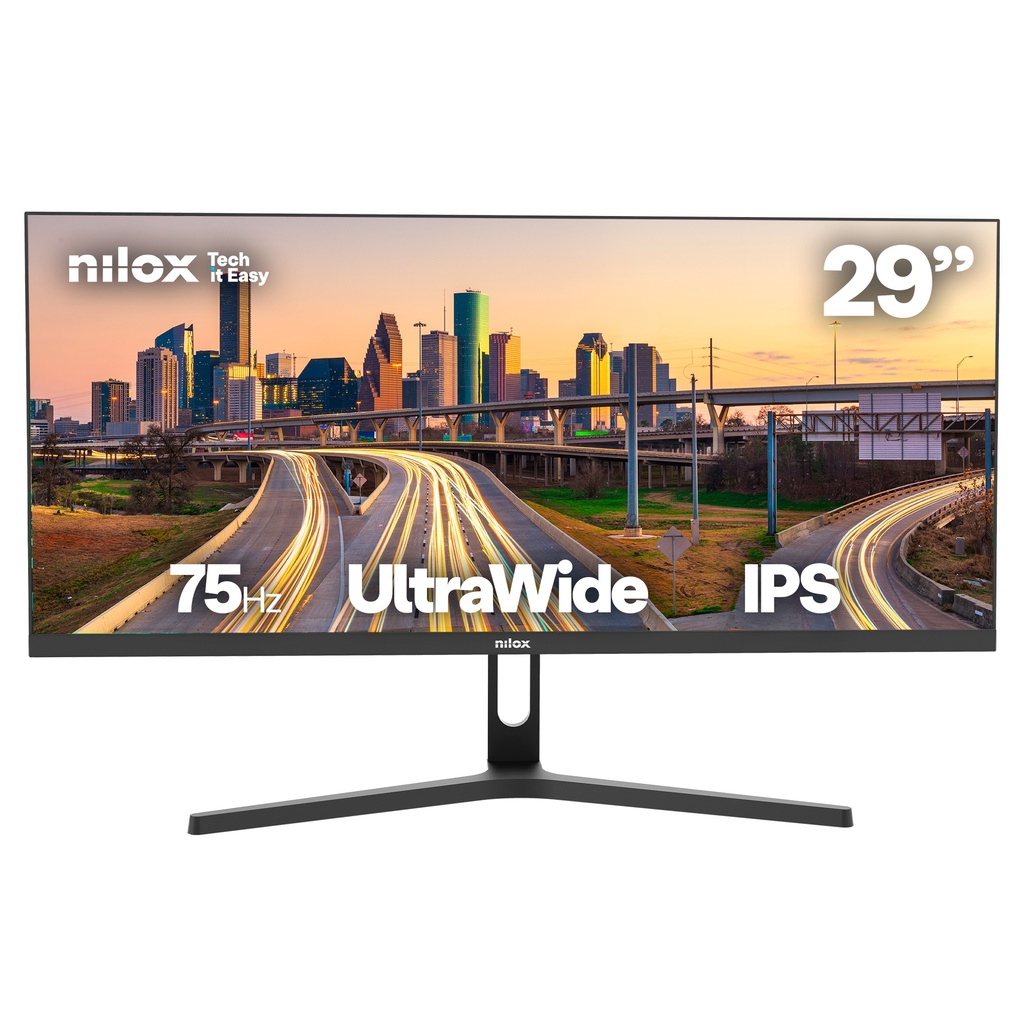Nilox NXM29UW01 computer monitor 73.7 cm (29") 2560 x 1080 pixels 2K LED Black