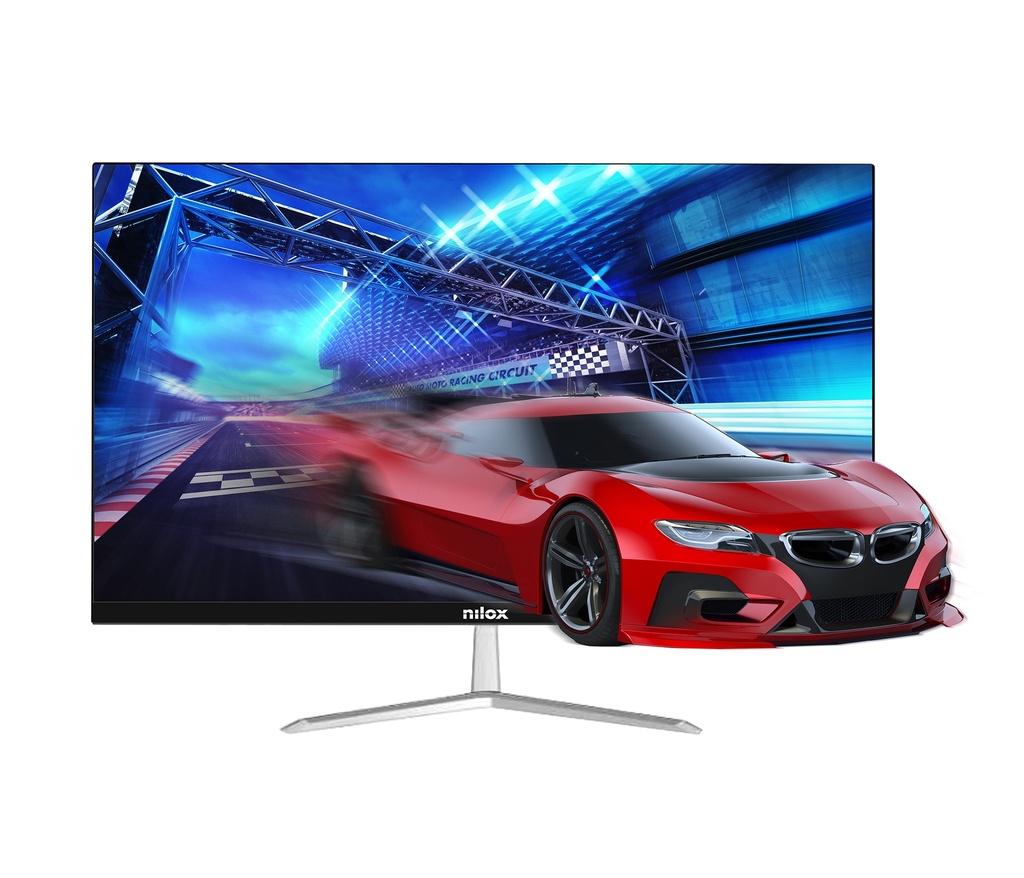 Nilox NXM24FHD1002 computer monitor 61 cm (24") 1920 x 1080 pixels Full HD LED Black