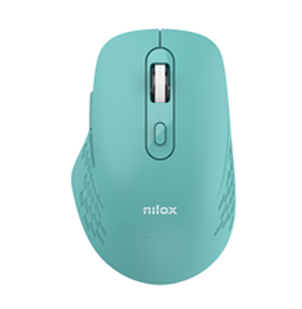 [NXMODWI04] Nilox RATON DUAL WIRELESS 1600 DPI VERDE mouse Office Bluetooth + USB Type-A Optical
