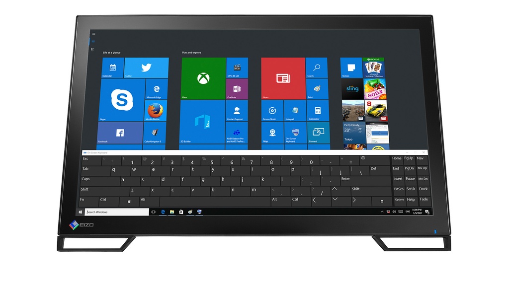 [FDF2382WT-BK] EIZO DuraVision FDF2382WT-BK computer monitor 58.4 cm (23") 1920 x 1080 pixels Full HD LED Touchscreen Tabletop Black