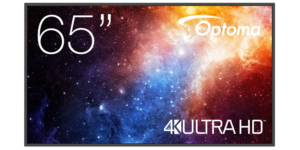 [H1F2C0FBW101] Optoma N3651K Pannello piatto per segnaletica digitale 165,1 cm (65") LED Wi-Fi 450 cd/m² 4K Ultra HD Nero Android 11 24/7