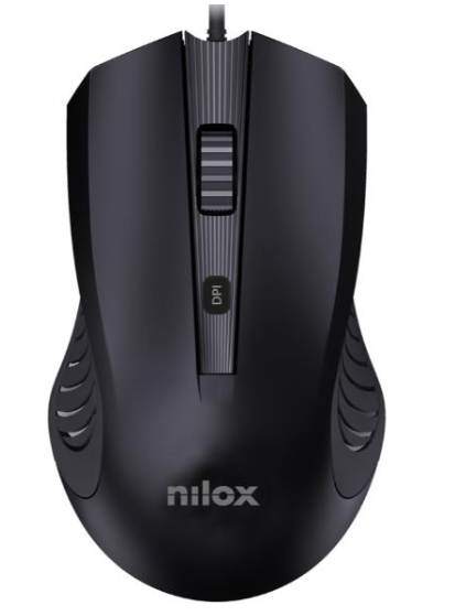 [MOUSB1013] Nilox MOUSB1013 mouse Office USB Type-A Optical 2400 DPI