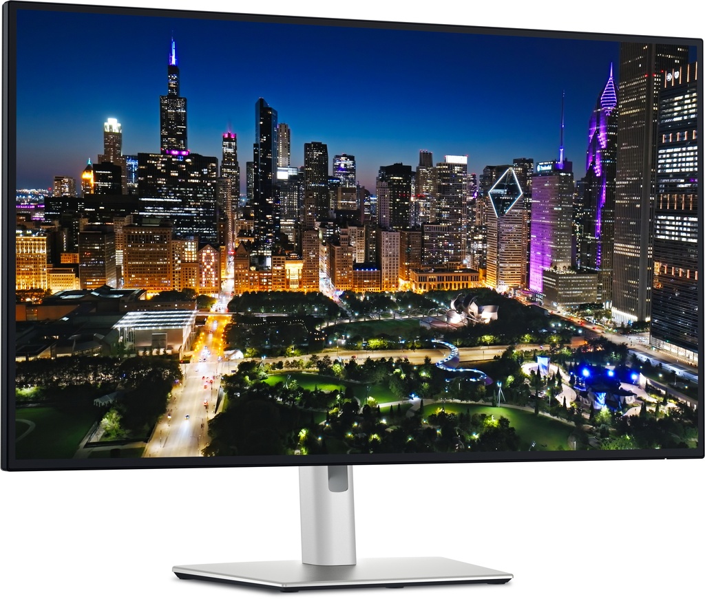 DELL UltraSharp U3225QE computer monitor 80 cm (31.5") 3840 x 2160 pixels 4K Ultra HD LCD Black, Silver