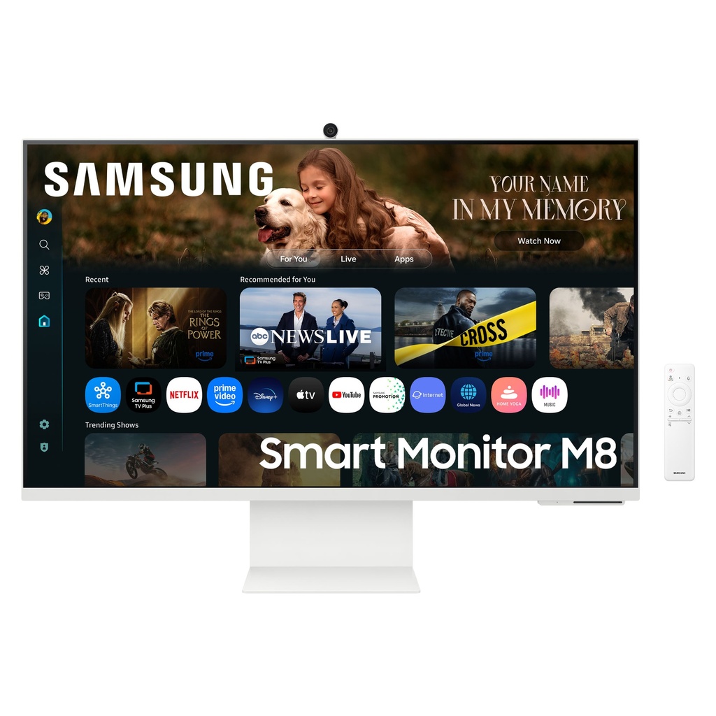 [LS32FM801UUXEN] Samsung M8 M80F computer monitor 81.3 cm (32") 3840 x 2160 pixels 4K Ultra HD LCD White