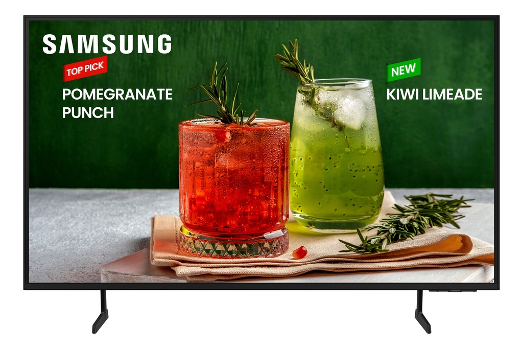 [LH75BEDHLGUXEN] Samsung BE75D-H Digital signage flat panel 190.5 cm (75") LED Wi-Fi 4K Ultra HD Black Tizen 16/7