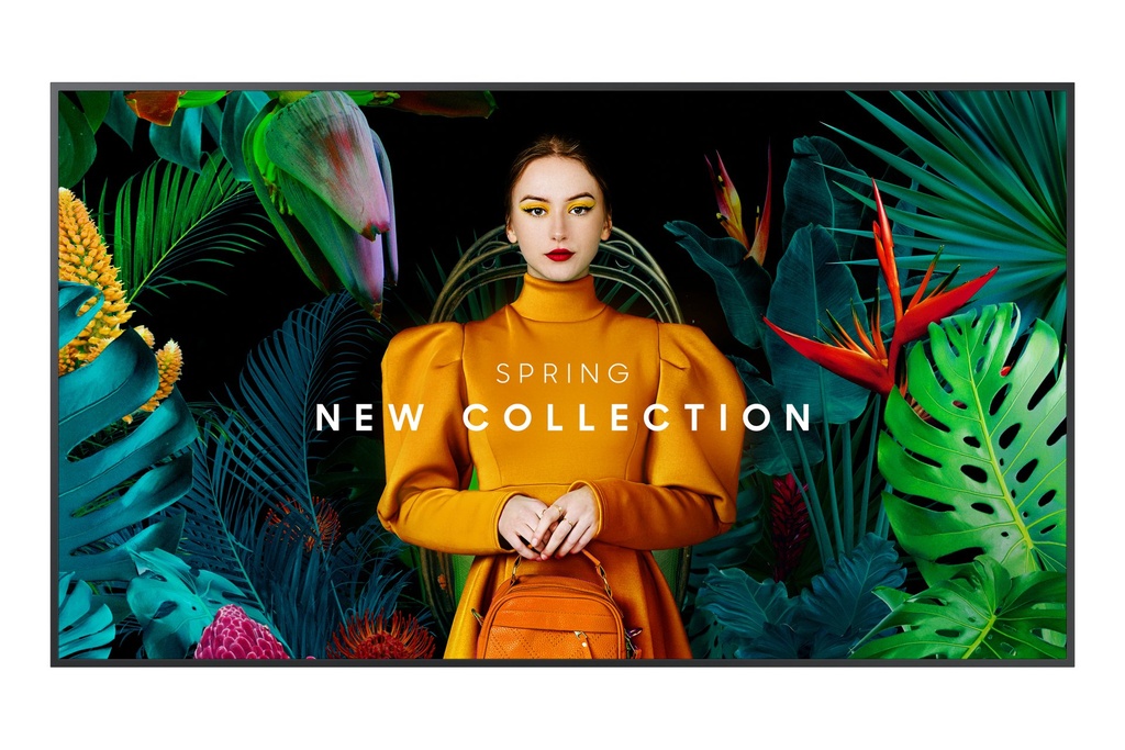 [LH43QBCEBGCXEN] Samsung QB43C Digital signage flat panel 109.2 cm (43") LCD Wi-Fi 350 cd/m² 4K Ultra HD Black Built-in processor Tizen 7.0 16/7