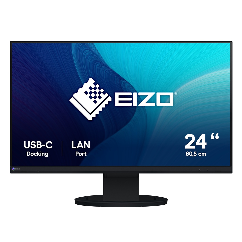 [EV2490-BK] EIZO FlexScan EV2490-BK computer monitor 60.5 cm (23.8") 1920 x 1080 pixels Full HD LED Black