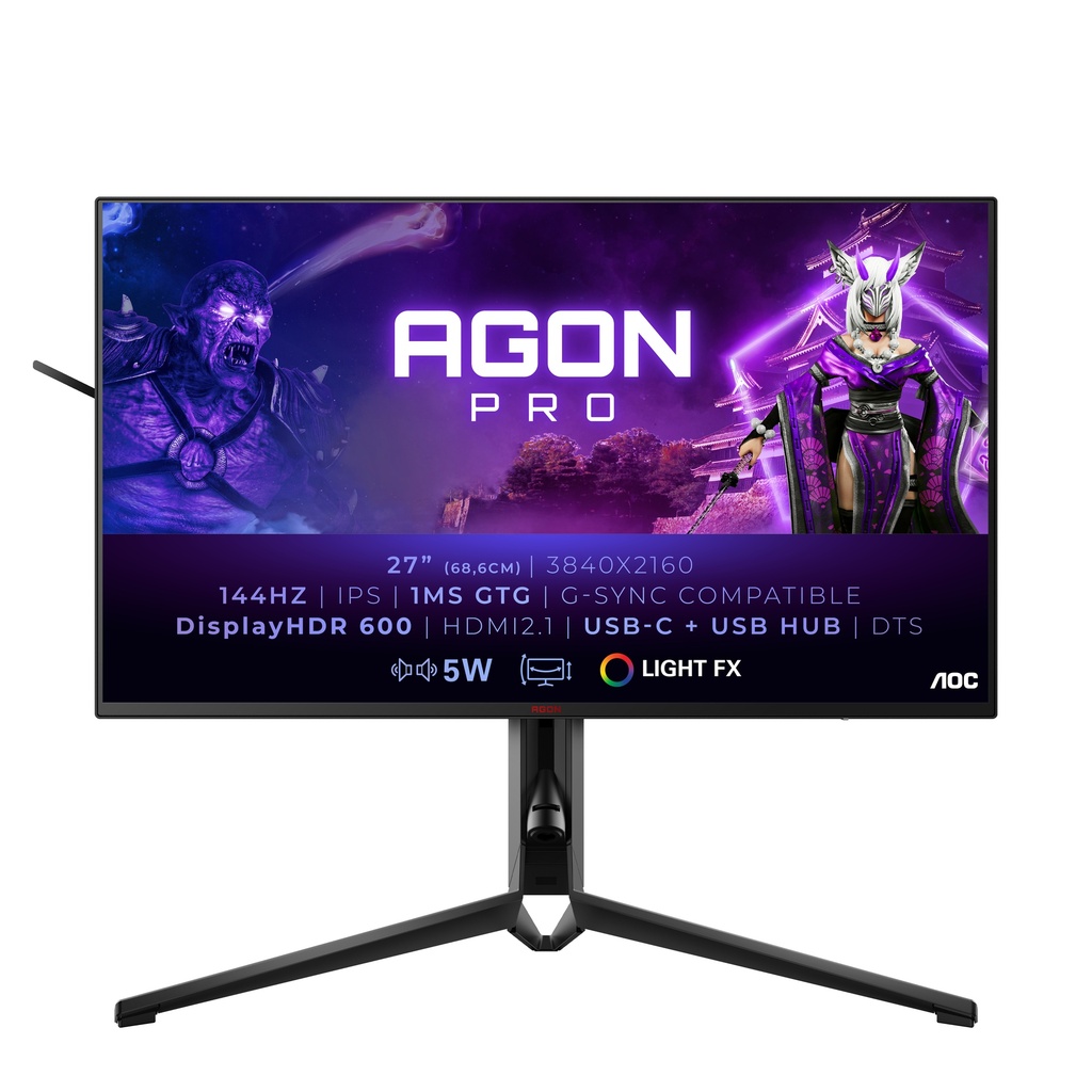 [AG274UXP] AOC AGON PRO AG274UXP computer monitor 68.6 cm (27") 3840 x 2160 pixels 4K Ultra HD LED Black, Red