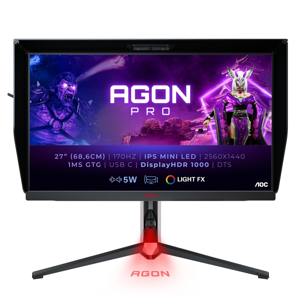 [AG274QXM] AOC AG274QXM computer monitor 68.6 cm (27") 2560 x 1440 pixels Quad HD LED Black, Red