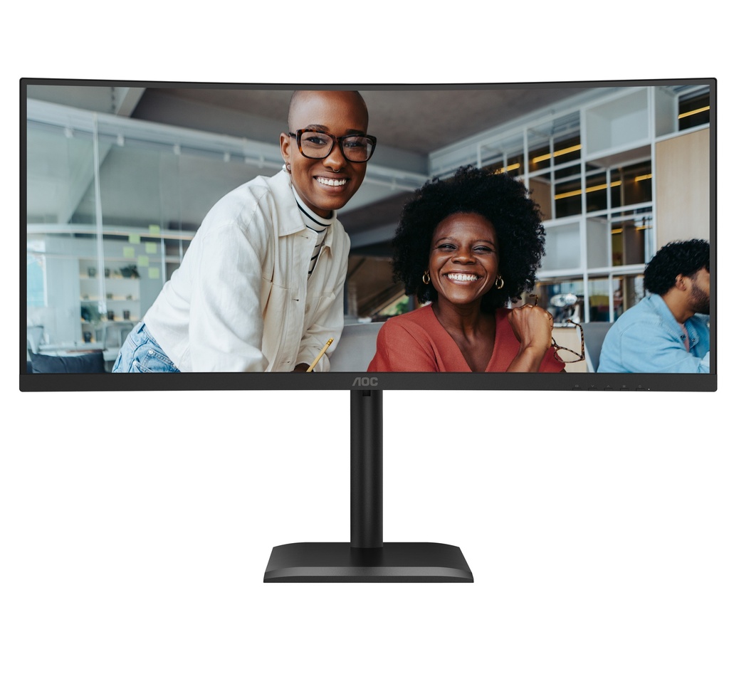 [CU34E4CV] AOC E4 CU34E4CV computer monitor 86.4 cm (34") 3440 x 1440 pixels UltraWide Quad HD LCD Black