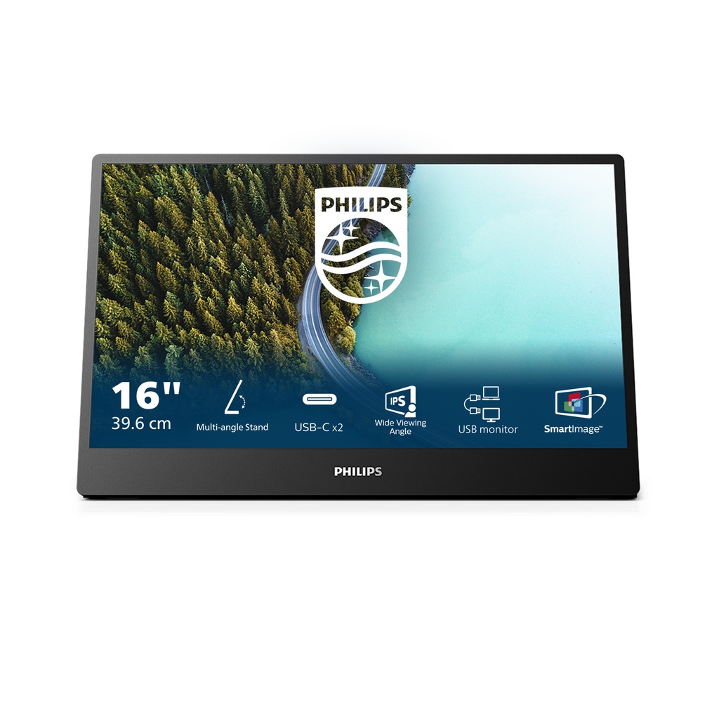 [16B1P3302D/00] Philips 3000 series 16B1P3302D/00 computer monitor 39.6 cm (15.6") 1920 x 1080 pixels Full HD LED Black