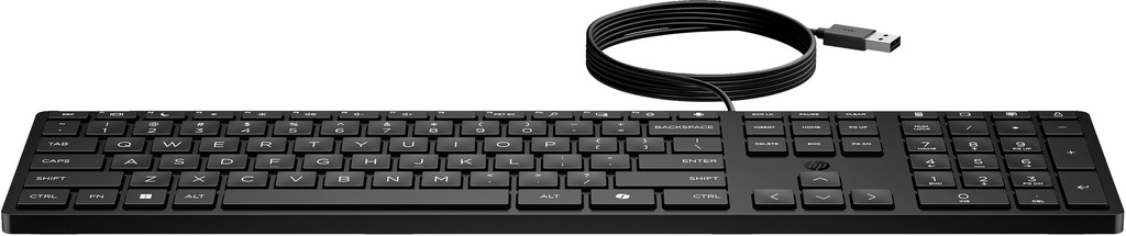 [9SR37UT/ABB] HP WIRED 320K KEYBOARD USB INGLESE