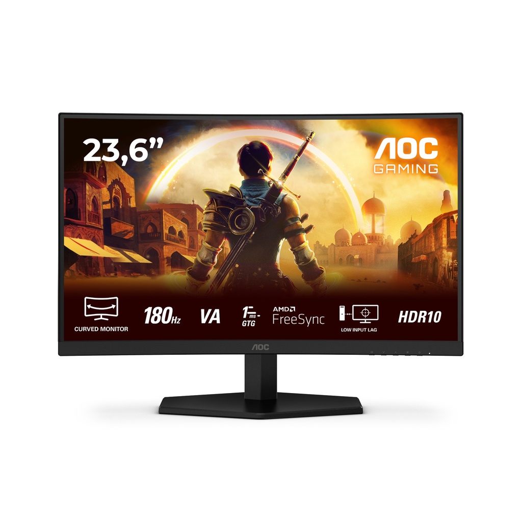 [C24G42E] AOC G4 C24G42E computer monitor 59.9 cm (23.6") 1920 x 1080 pixels Full HD LED Black, Red