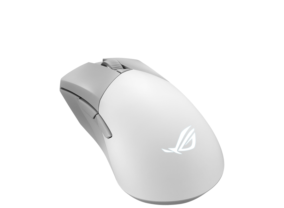 [90MP02Y0-BMUA11] ASUS ROG Gladius III Wireless Aimpoint White mouse Gaming Right-hand RF Wireless + Bluetooth + USB Type-A Optical 36000 DPI