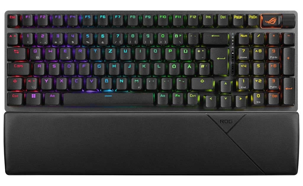 [90MP037A-BKIA00] ASUS ROG Strix Scope II 96 Wireless keyboard Gaming USB + RF Wireless + Bluetooth QWERTY Italian Black