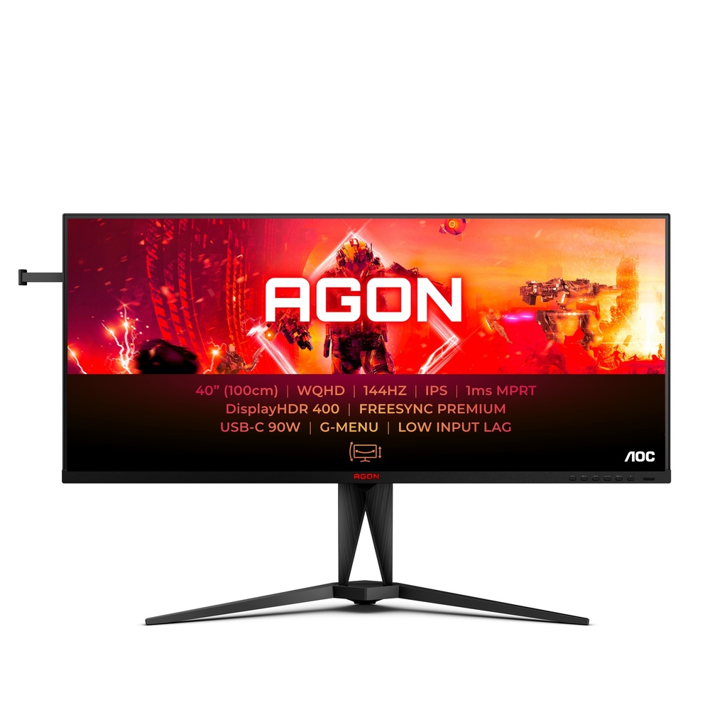 AOC AGON 5 AG405UXC computer monitor 101.6 cm (40") 3440 x 1440 pixels Wide Quad HD LCD Black