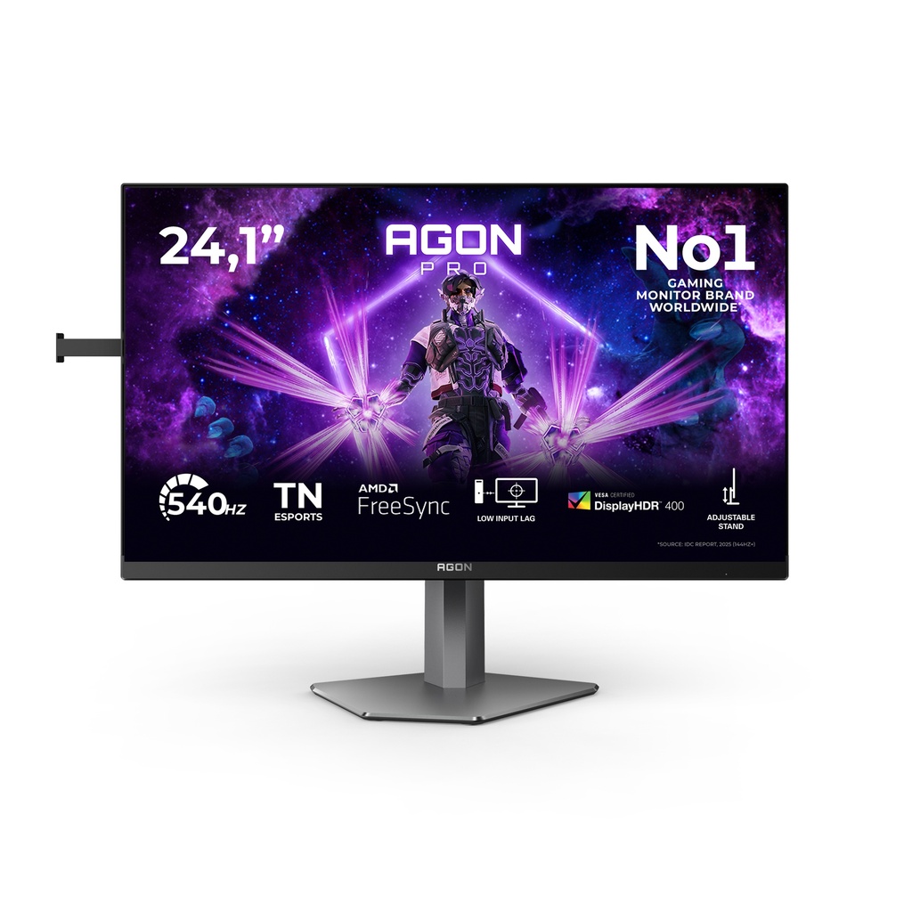 AOC AGON PRO AG246FK computer monitor 61.2 cm (24.1") 1920 x 1080 pixels Full HD LCD Black