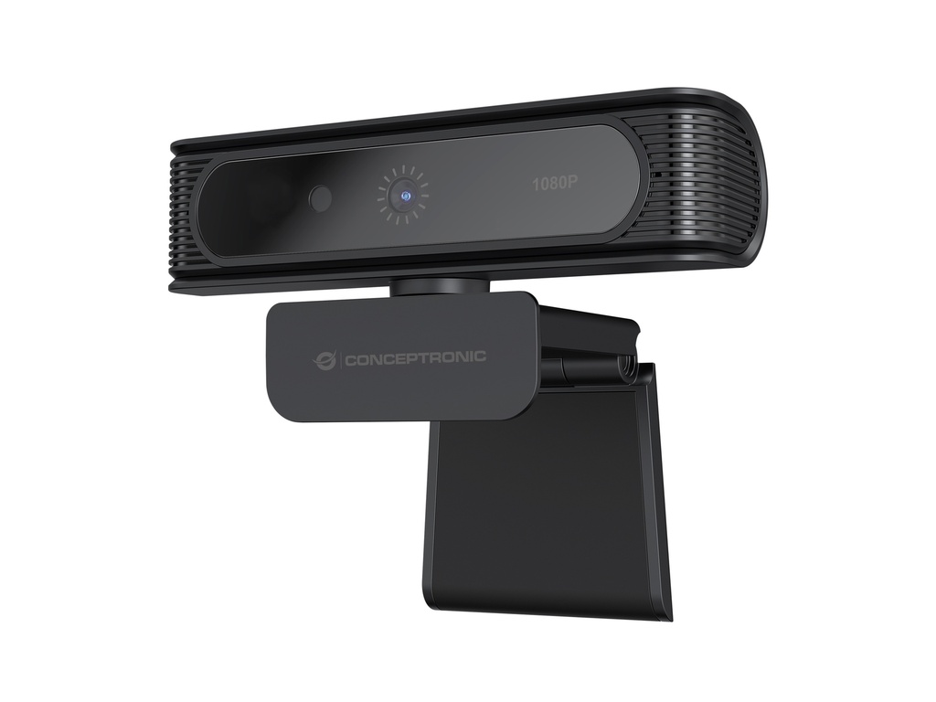 Conceptronic AMDIS09B 1080p Windows Hello Face Recognition Webcam