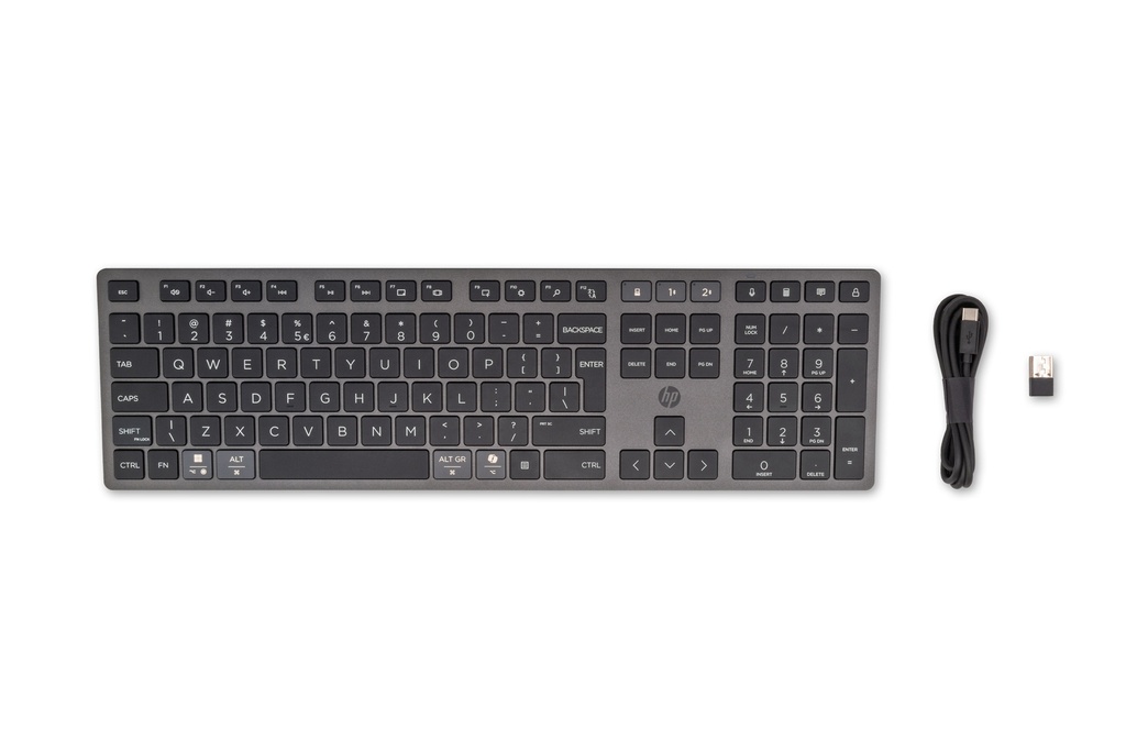 [9T5B1AA#ABZ] HP 720 Multi-Device Rechargeable Wireless Keyboard