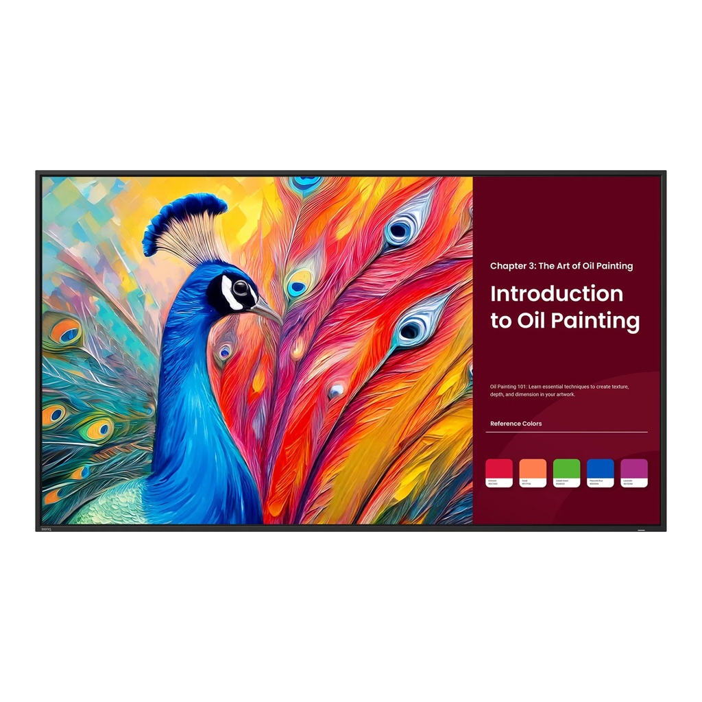 [9H.S3STB.DE2] BenQ SH5504 Digital signage flat panel 139.7 cm (55") LCD 800 cd/m² 4K Ultra HD Black Built-in processor Android 24/7