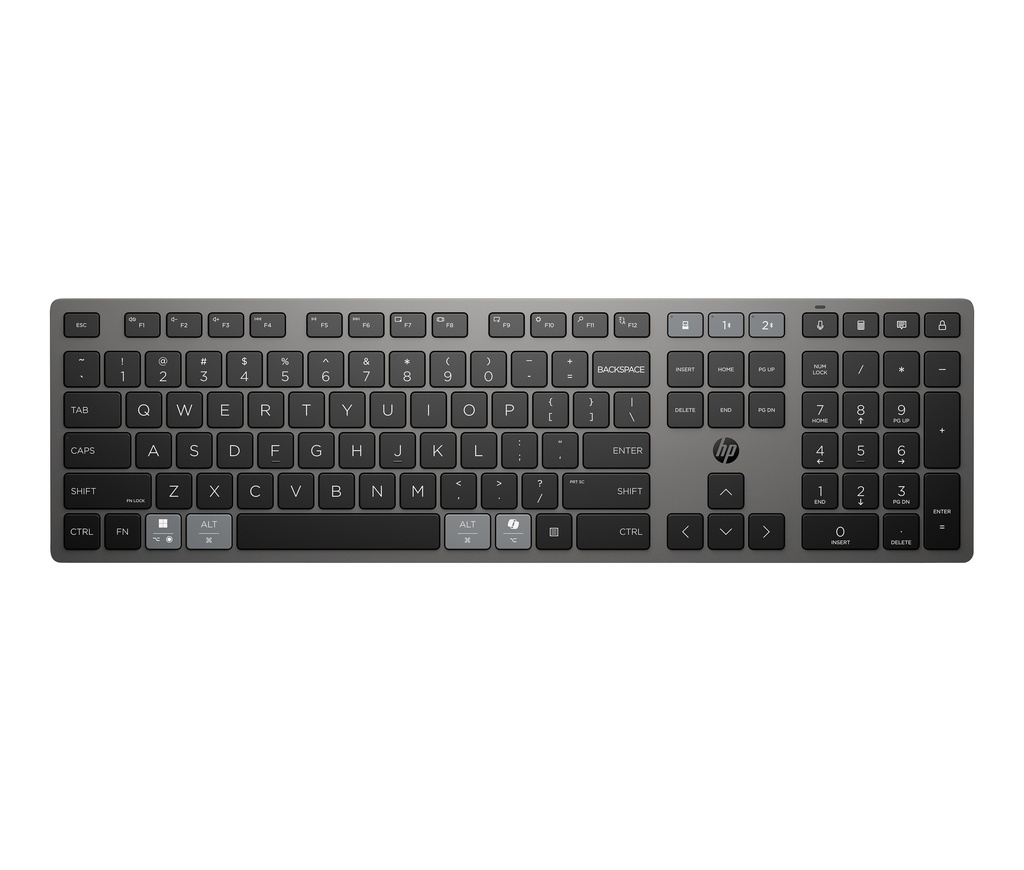 [9T5B2AA#ABZ] HP 725 Multi-Device Rechargeable Wireless Keyboard