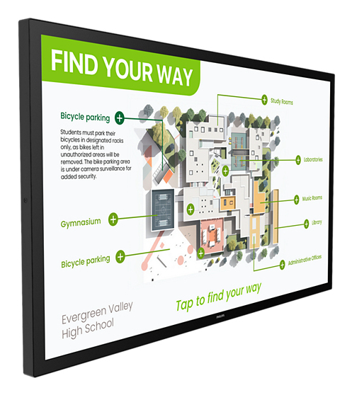 [55BDL3751T/00] Philips 3000 series 55BDL3751T/00 Signage Display Interactive flat panel 138.4 cm (54.5") LCD Wi-Fi 450 cd/m² 4K Ultra HD Black Touchscreen Built-in processor Android