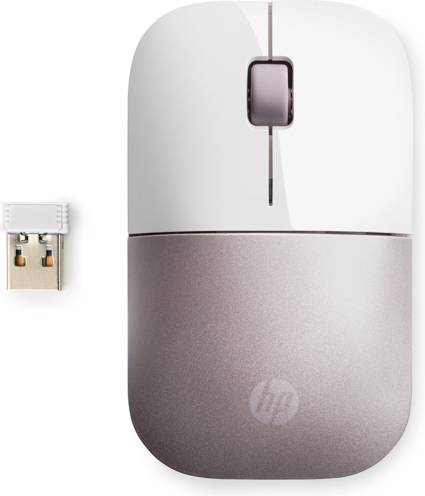 [4VY82AA#ABB] HP Wireless Mouse Z3700 - White/Pink