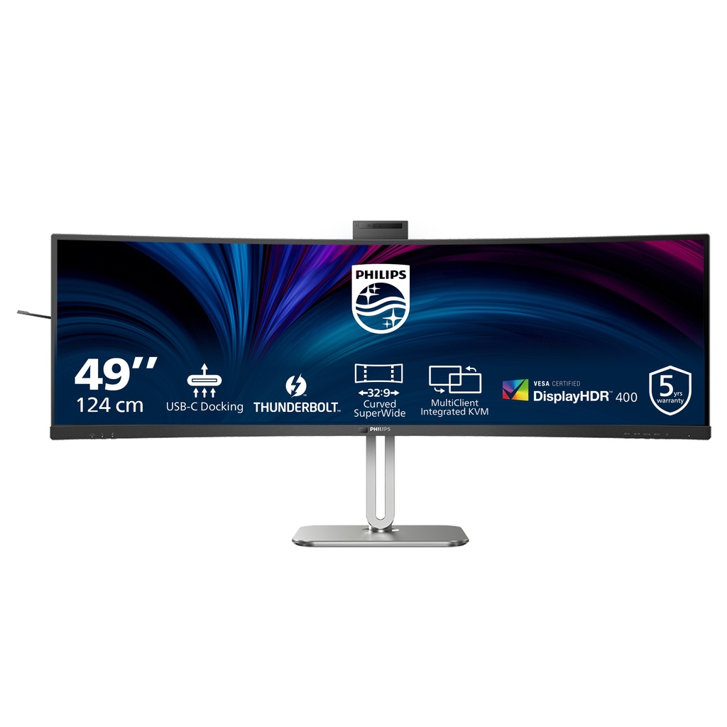[49B2U6903CH/00] Philips 49B2U6903CH/00 computer monitor 124.5 cm (49") 5120 x 1440 pixels Dual QHD LCD Grey
