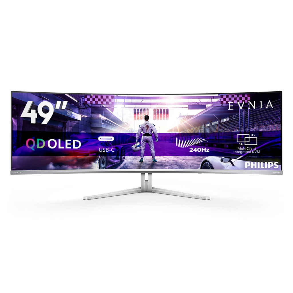 [49M2C8900/00] Philips Evnia 8000 49M2C8900/00 computer monitor 124.2 cm (48.9") 5120 x 1440 pixels Dual QHD QD-OLED White