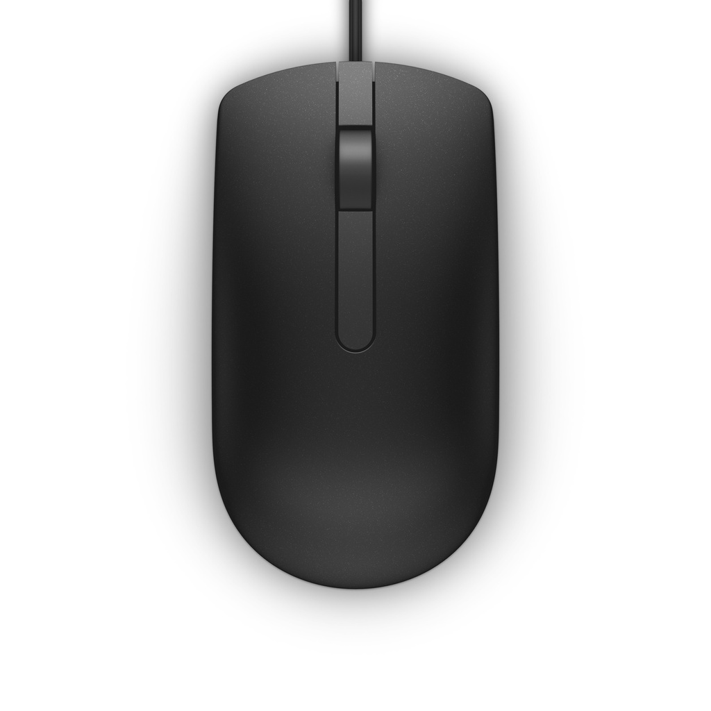 [570-AAIS] DELL Wired Mouse - MS116 - Black