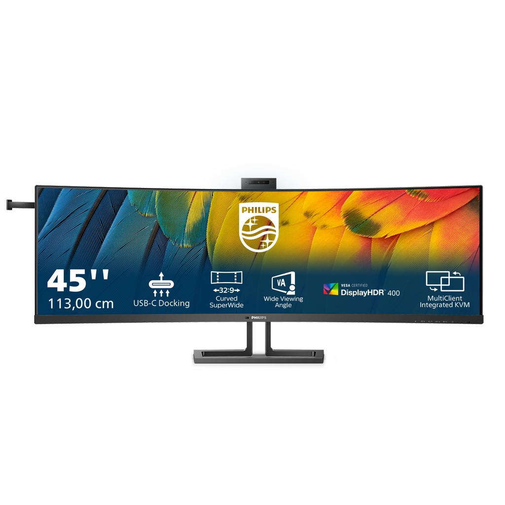 Philips 6000 series 45B1U6900CH/00 computer monitor 113 cm (44.5") 5120 x 1440 pixels UltraWide Dual Quad HD LED Black