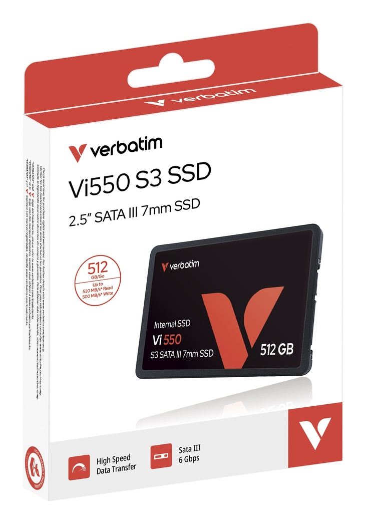 [49352V] VERBATIM VI550 INTERNAL SATA III 2.5  SSD 512GB