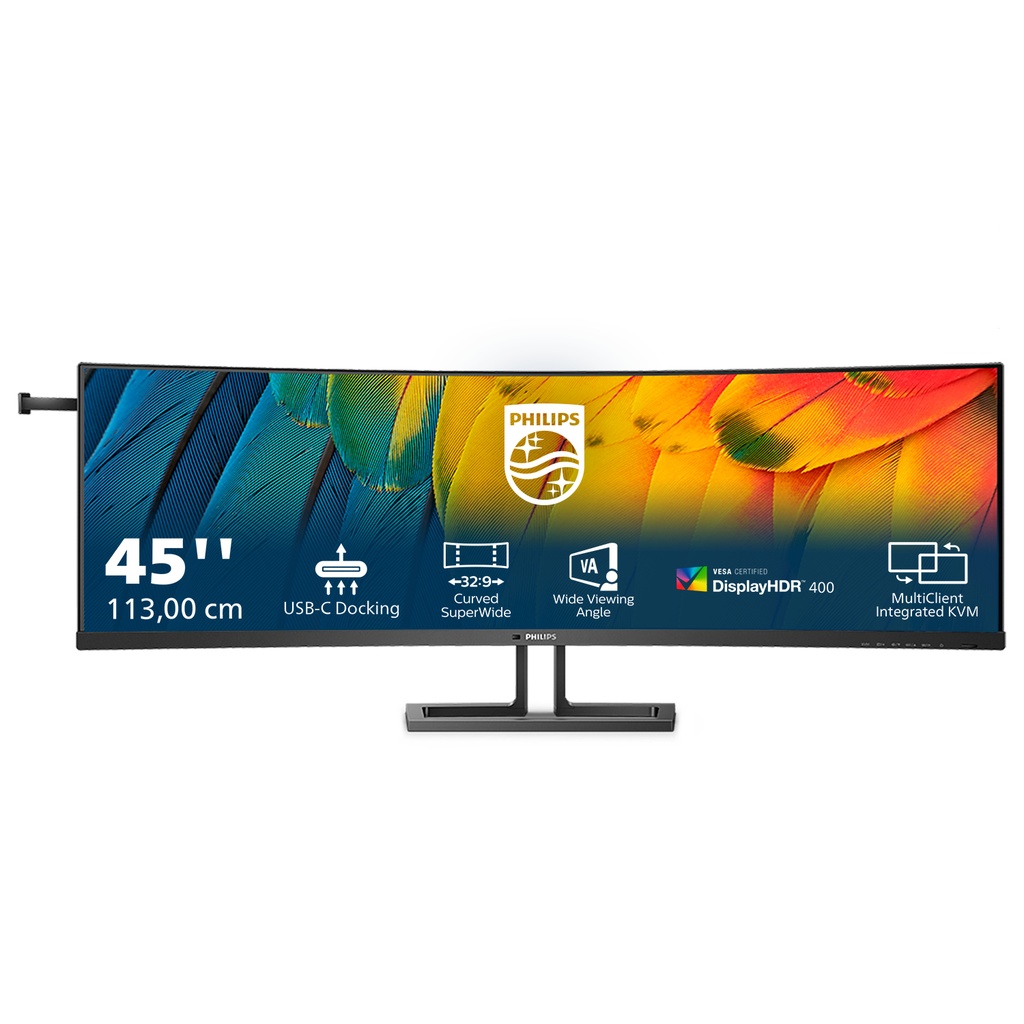 [45B1U6900C/00] Philips 6000 series 45B1U6900C/00 computer monitor 113 cm (44.5") 5120 x 1440 pixels UltraWide Dual Quad HD LED Black