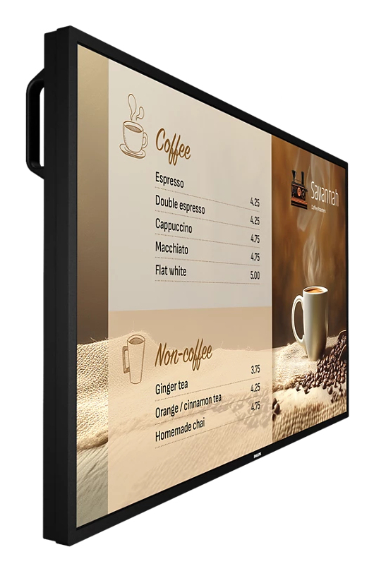 [43BDL6017P] Philips 6000 series 43BDL6017P Digital signage flat panel 108 cm (42.5") LCD 800 cd/m² 4K Ultra HD Black Built-in processor Android 14 24/7