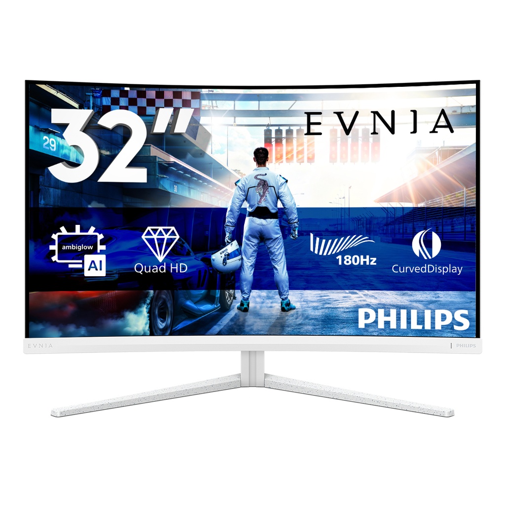 [32M2C5501/00] Philips Evnia 5000 32M2C5501/00 computer monitor 80 cm (31.5") 2560 x 1440 pixels Quad HD LCD White