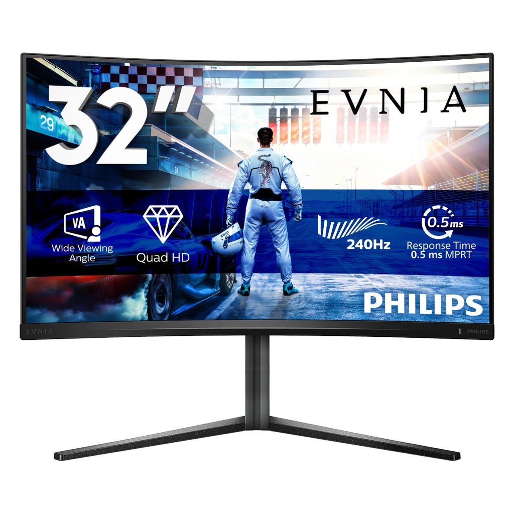 Philips Evnia 5000 32M2C5500W/00 computer monitor 80 cm (31.5") 2560 x 1440 pixels Quad HD LCD Black