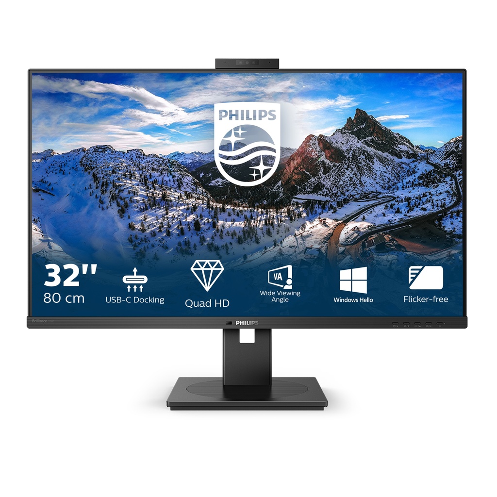 Philips P Line 326P1H/00 computer monitor 80 cm (31.5") 2560 x 1440 pixels Quad HD LED Black