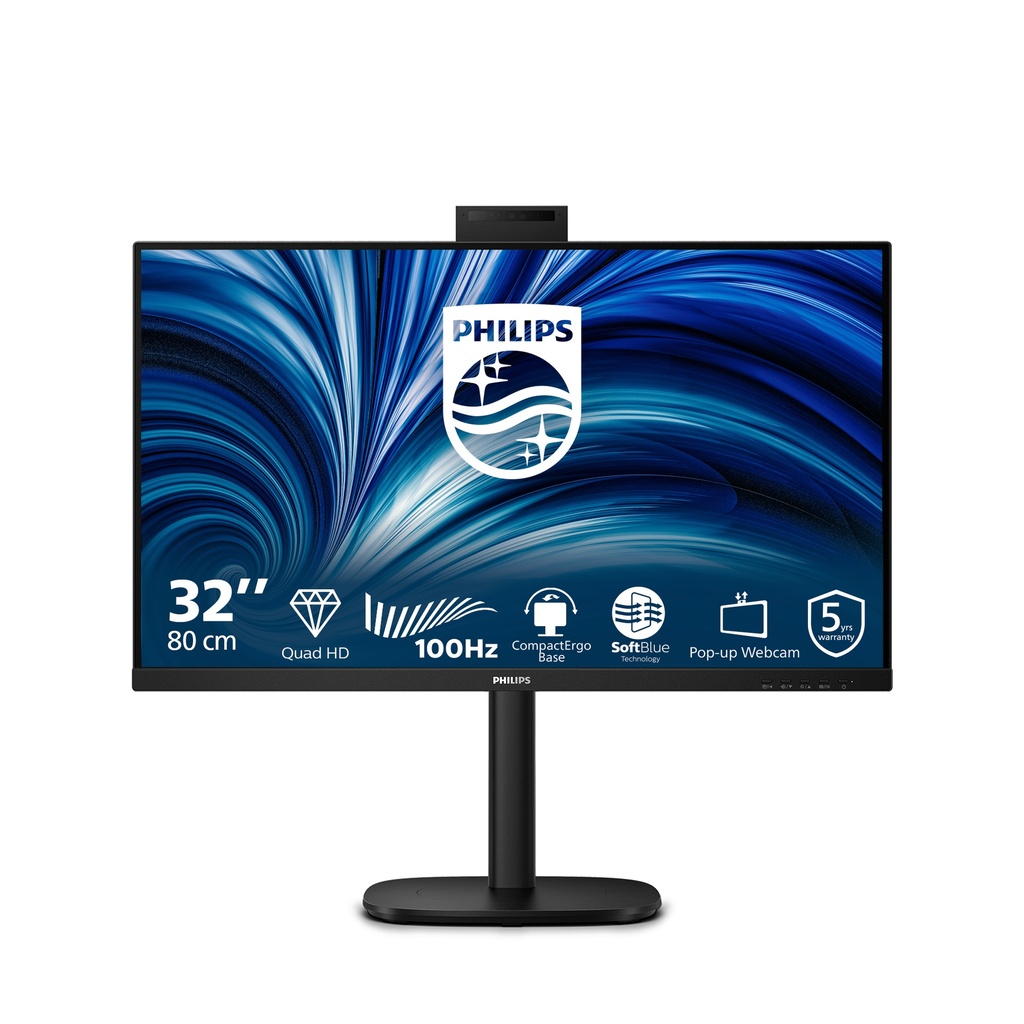 [32B2U3601H/00] Philips 3000 series 32B2U3601H/00 computer monitor 80 cm (31.5") 2560 x 1440 pixels Quad HD LCD Black