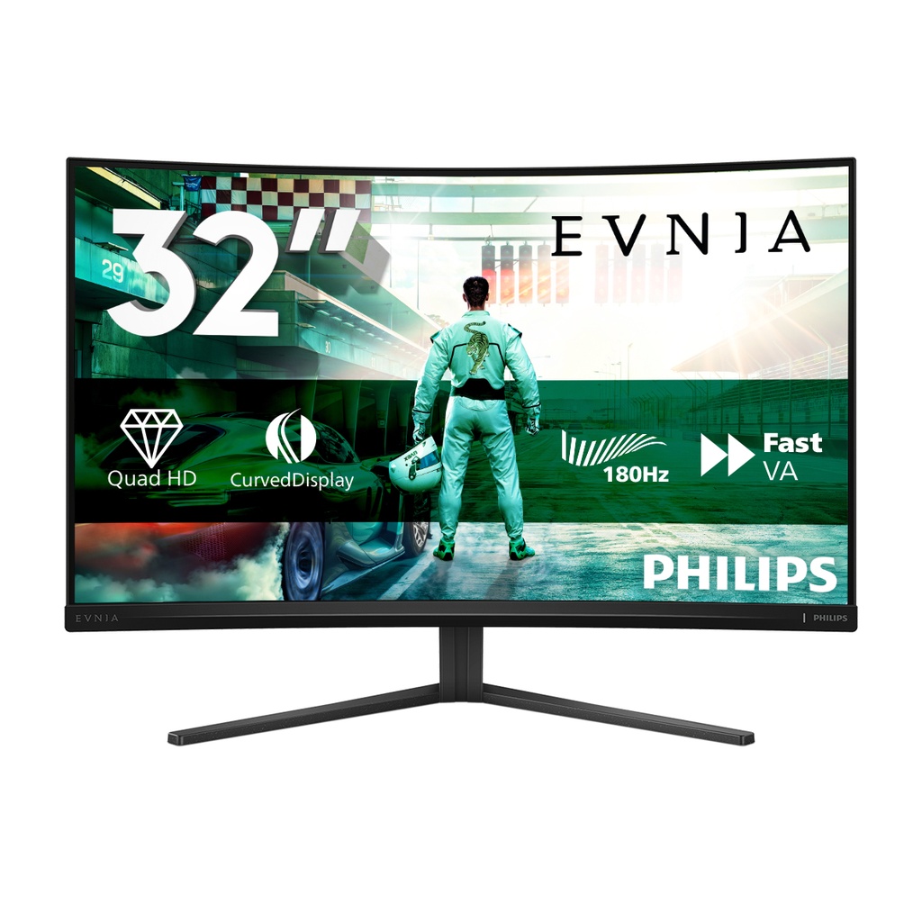 [32M2C3500L/00] Philips Evnia 32M2C3500L/00 computer monitor 80 cm (31.5") 2560 x 1440 pixels Quad HD LCD Black