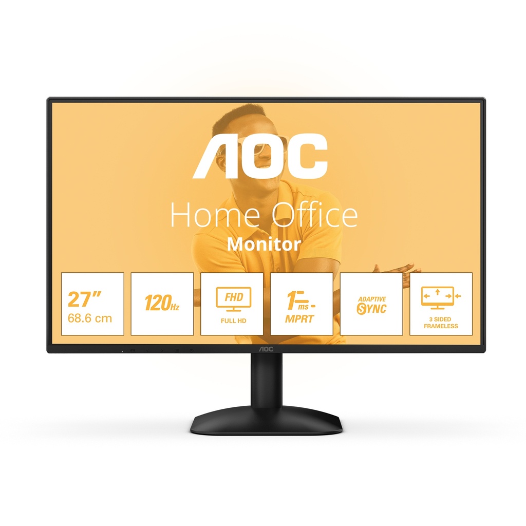 AOC B3 27B31H computer monitor 68.6 cm (27") 1920 x 1080 pixels Full HD Black
