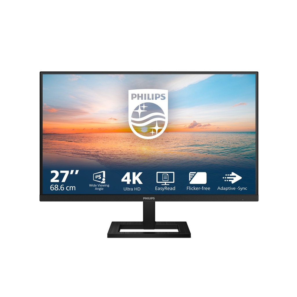 [27E1N1900AE/00] Philips 1000 series 27E1N1900AE/00 computer monitor 68.6 cm (27") 3840 x 2160 pixels 4K Ultra HD LCD Black